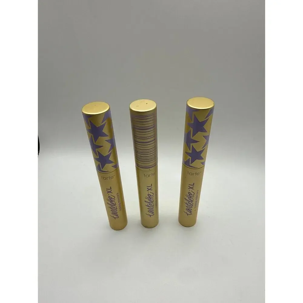 TARTE TARTELETTE XL TUBING MASCARA BLACK .27 FL OZ FULL SIZE NWOB BUNDLE OF 3